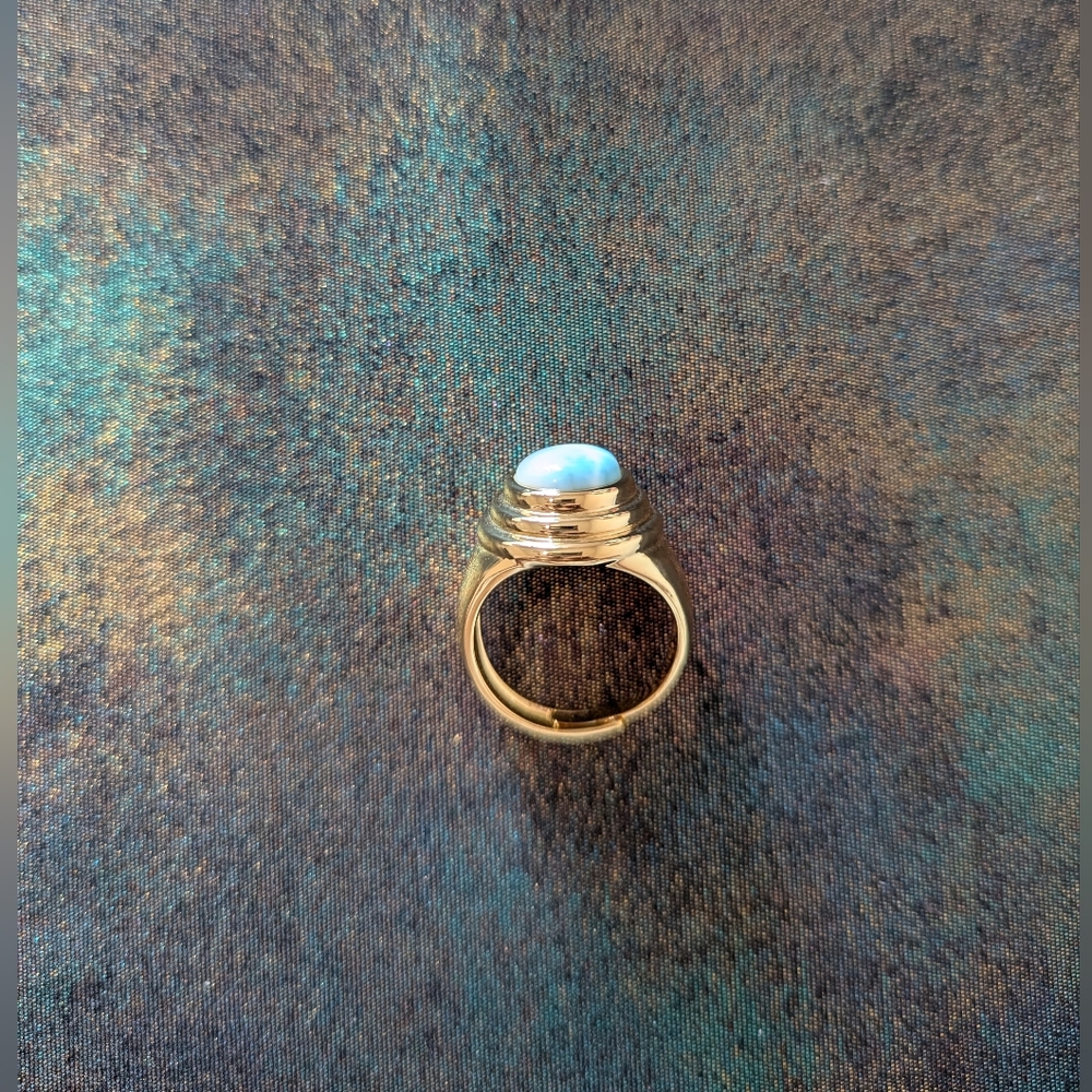 Light Blue Stone Ring - image 1